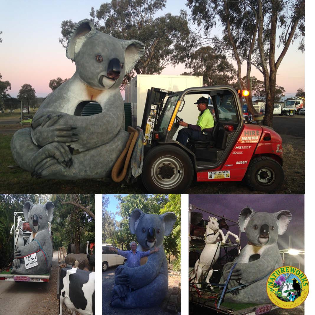 Natureworks Australia Natureworks - Cuddle the the Koala 150023 - shown at Agricultural show