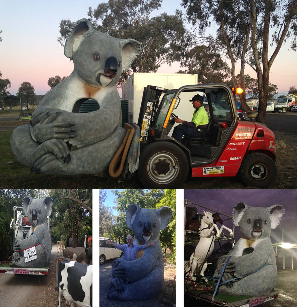 Natureworks Australia Natureworks - Cuddle the the Koala 150023 - shown at Agricultural show