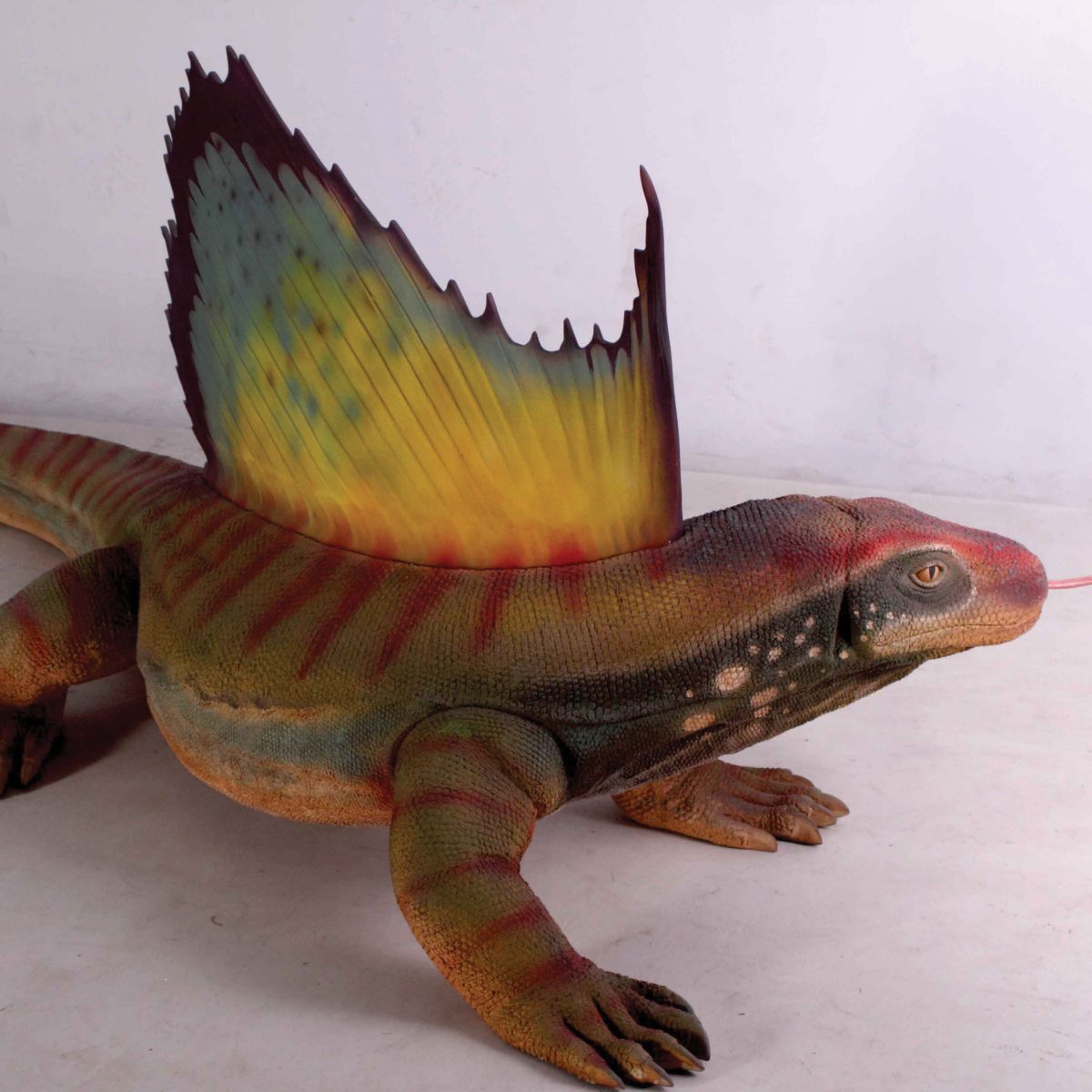 Natureworks Australia Natureworks - Dimetrodon Dinosaur - shown in prehitoric landacape -Side view - 090050