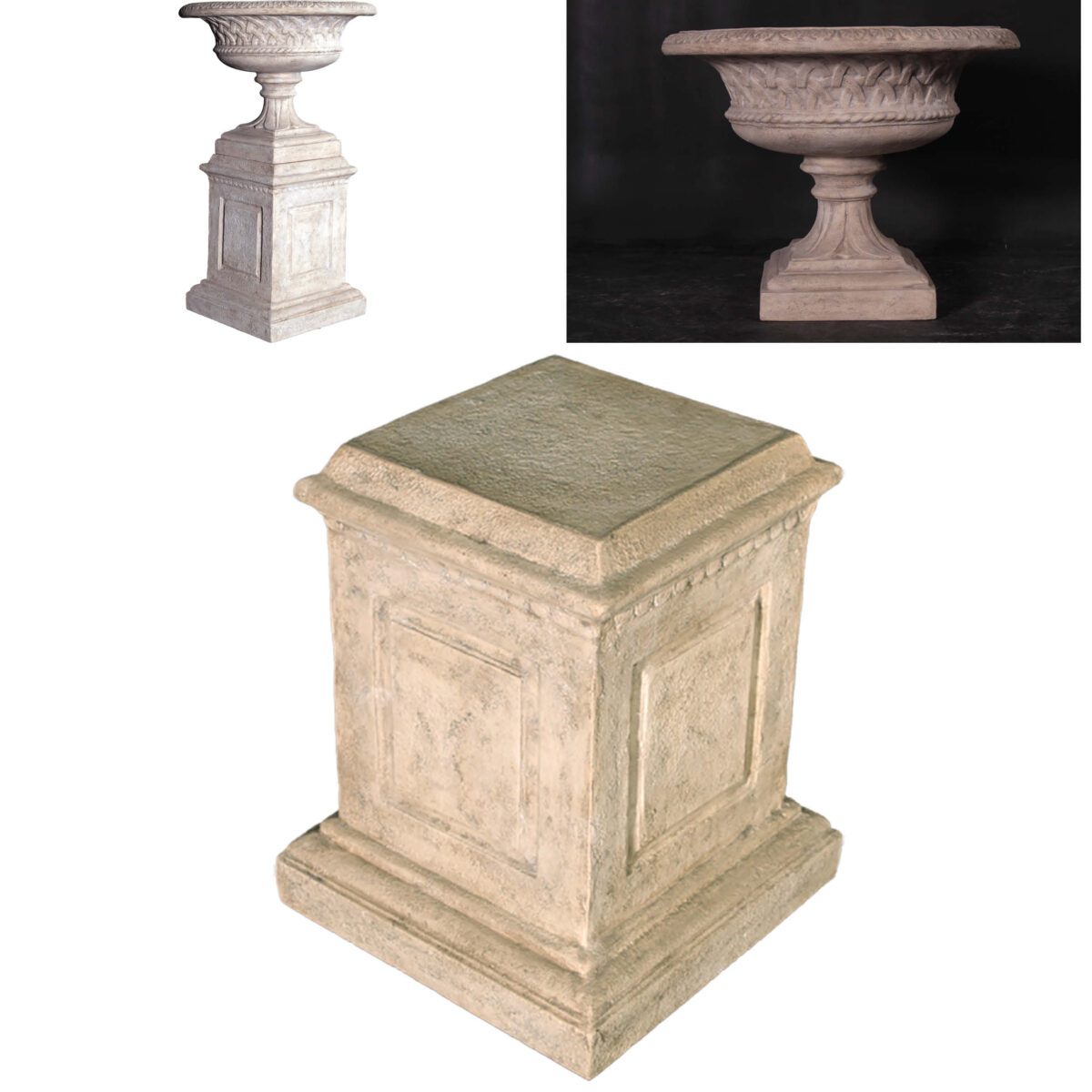 Natureworks Australia Eastwell Urn - showing urn and base- part of a set - 050602RS