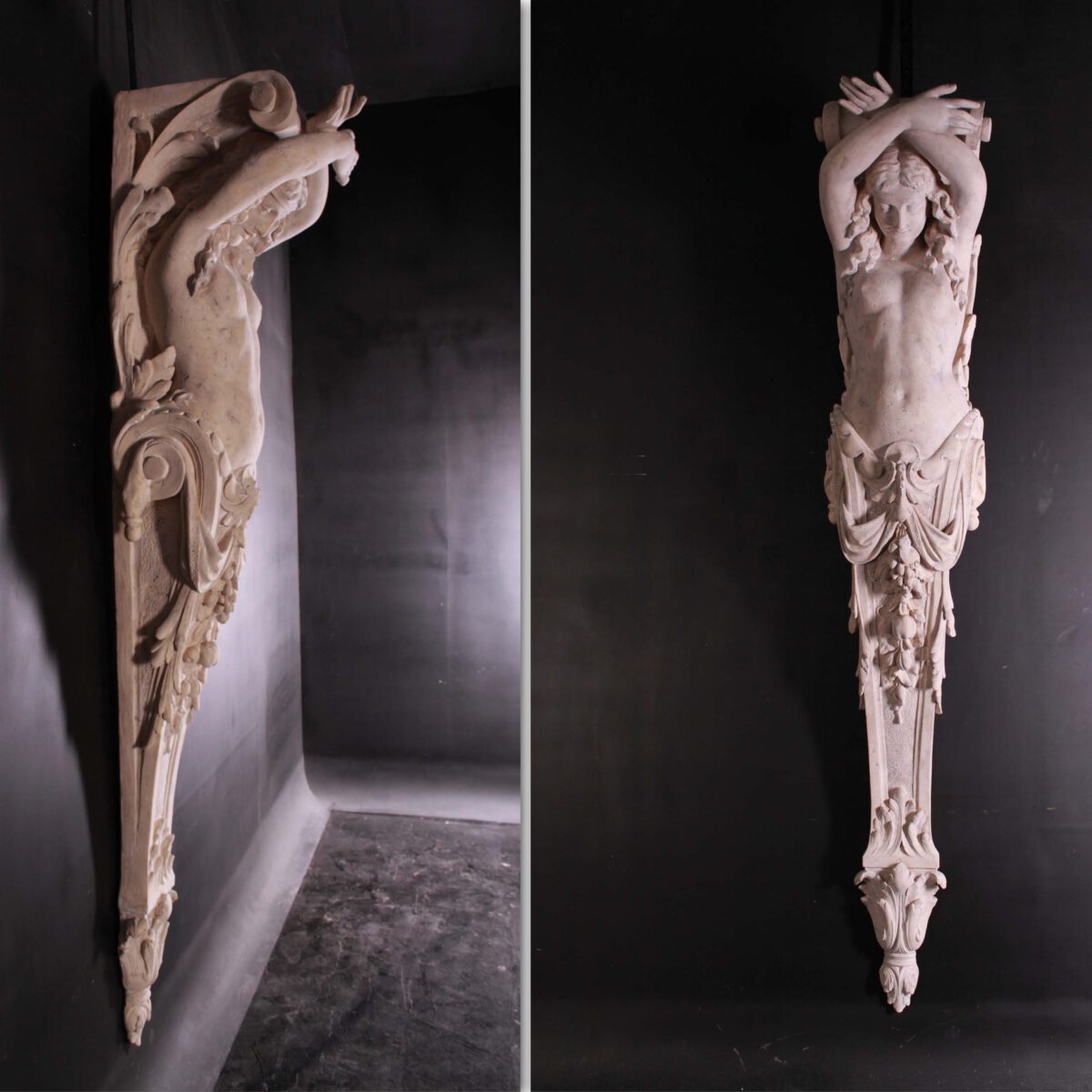 Natureworks Australia Pilaster lady -architectural wall decor - Roman stone finish - 030527RS