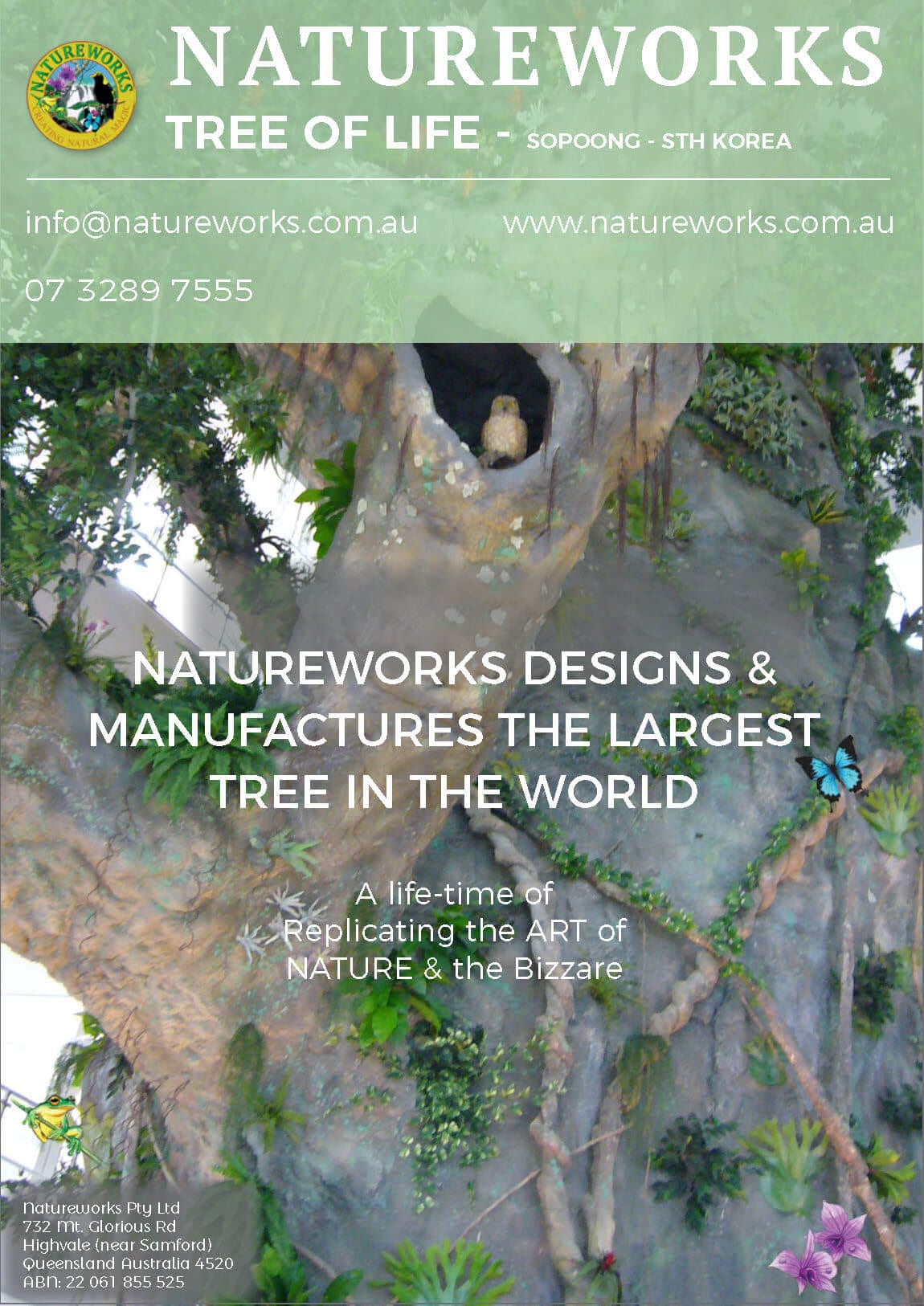 Natureworks designs & engineers the largest tree in the world.