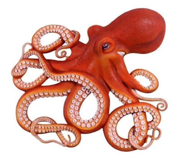 Realistic Octopus wall decor sculpture