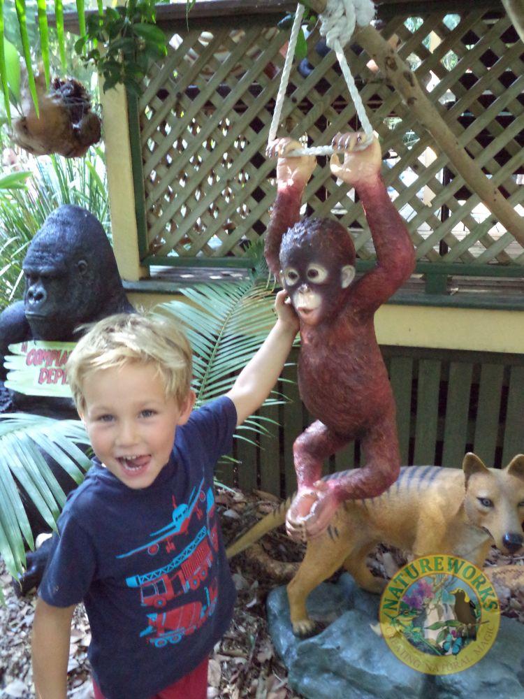 Natureworks Australia Baby Orangutan Hanging - Image 10