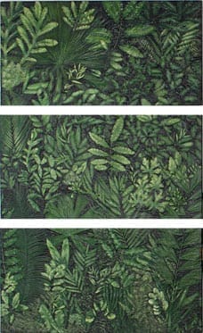 Panel Leaf Frieze Triptic  Panels