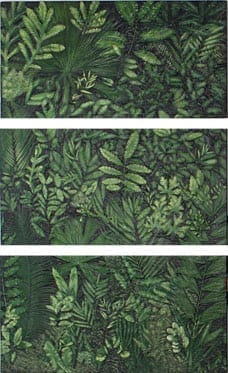 Panel Leaf Frieze Triptic Panels