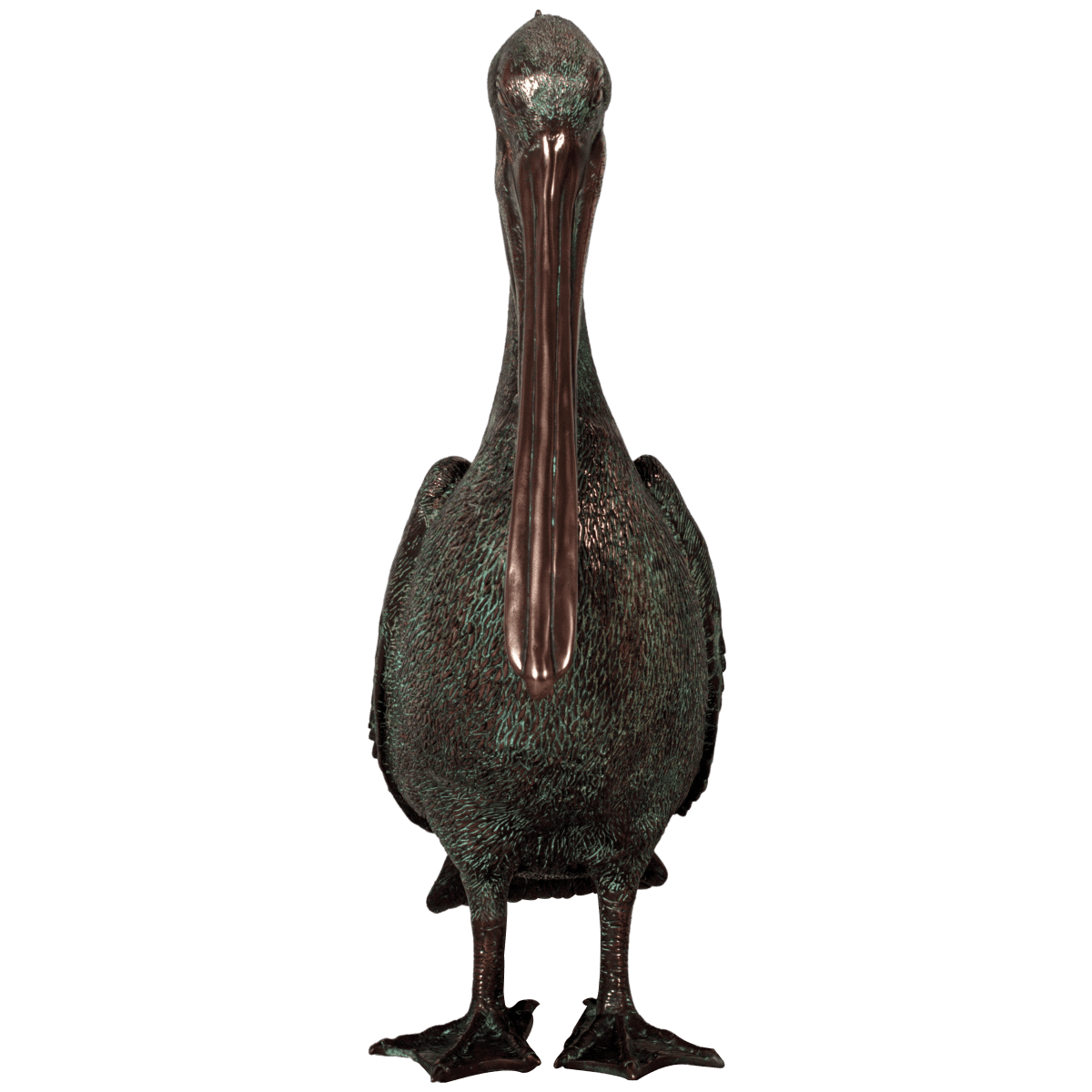 Natureworks Australia Pelican standing - life-size - bronze finish