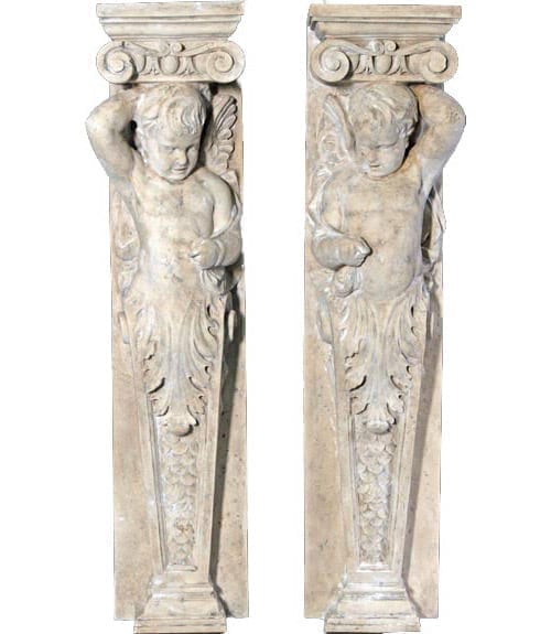 Pillaster Cherub Set Of RS