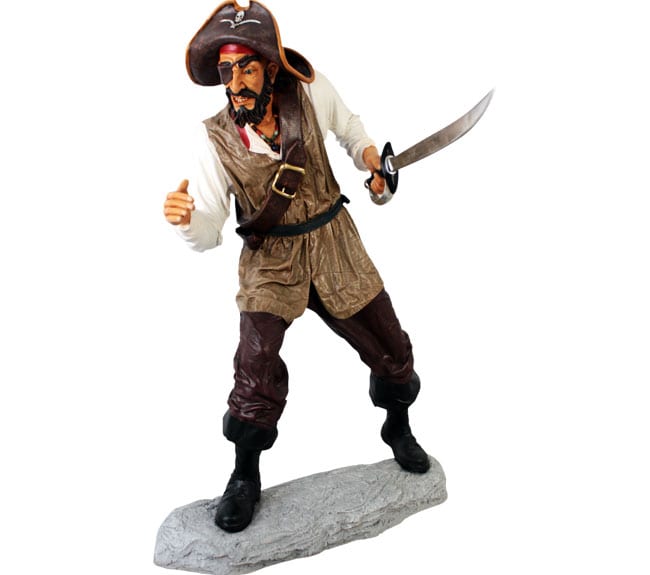 Pirate Captain One Eye With Base