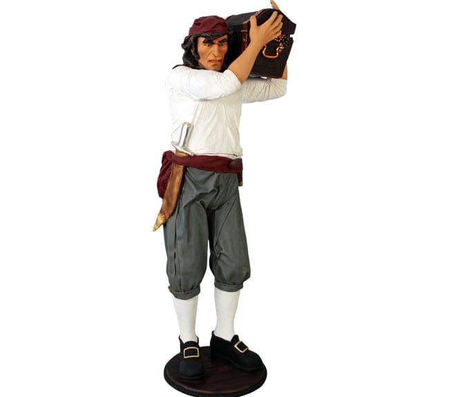 Pirate Statue Treasure Hunter