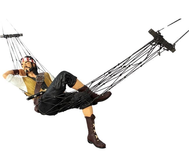 Pirate on Hammock Statue