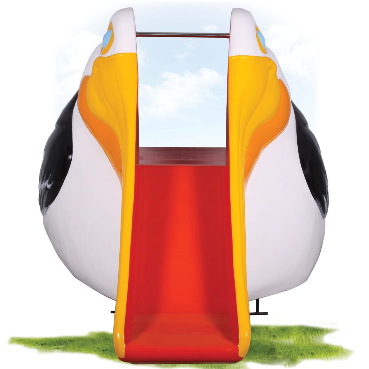 Natureworks Australia Playground Theming - Certified play - Pelican slide 120012- showing front view