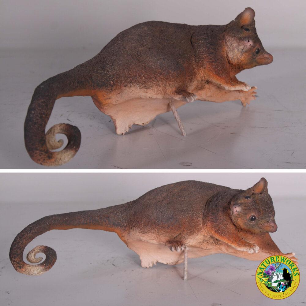Natureworks Australia Possum - Ringtailed statue - 090036- - side view
