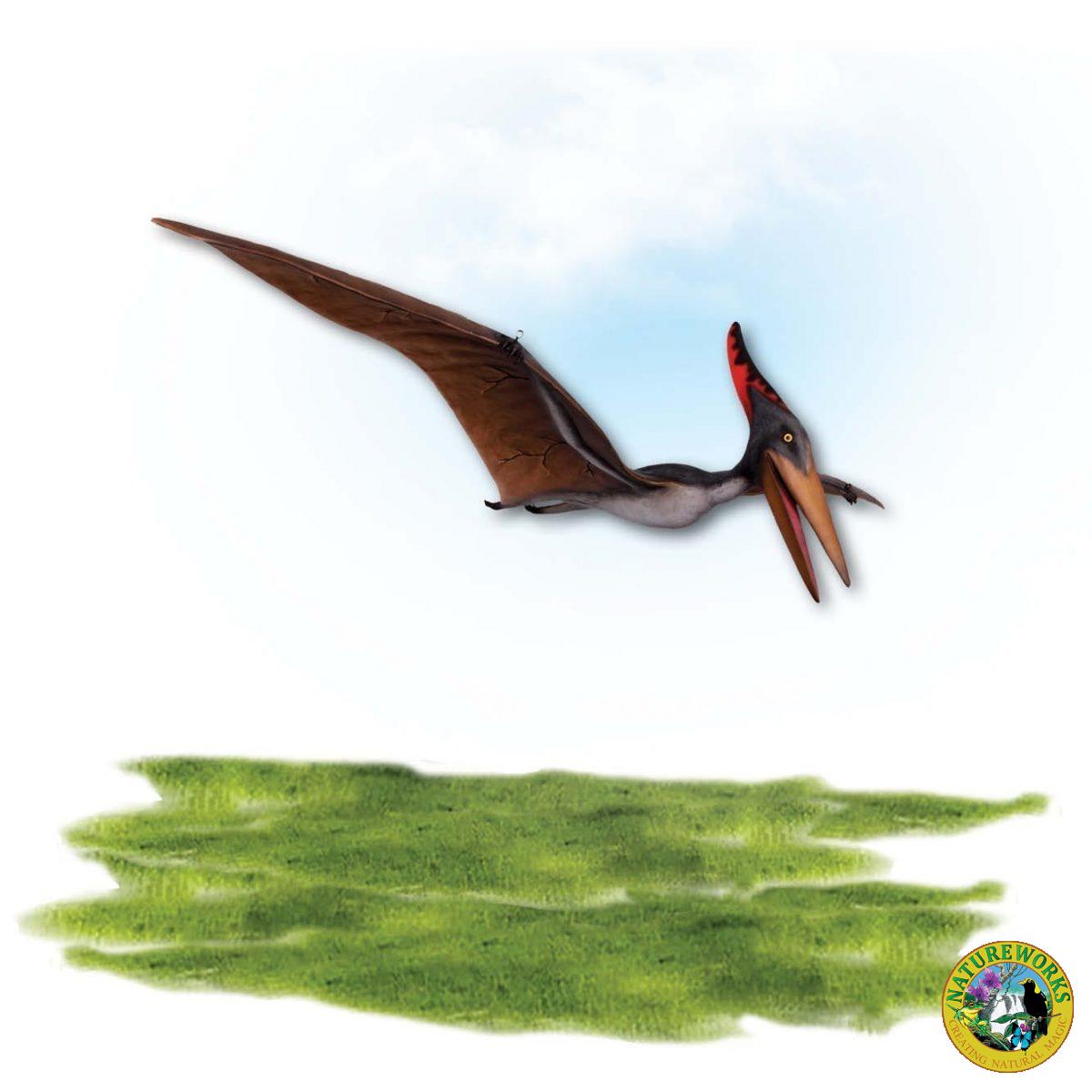 Natureworks Australia Prehistoric Dinosaur sculpture Pteranodon hanging m Product Image V px px