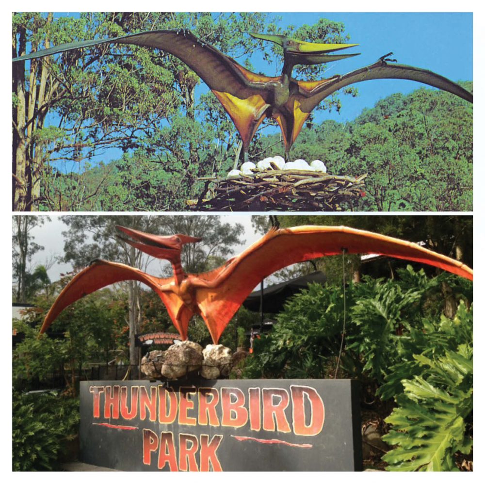 Prehistoric Dinosaur sculpture Pteranodon hanging m wing span Product Image V px px