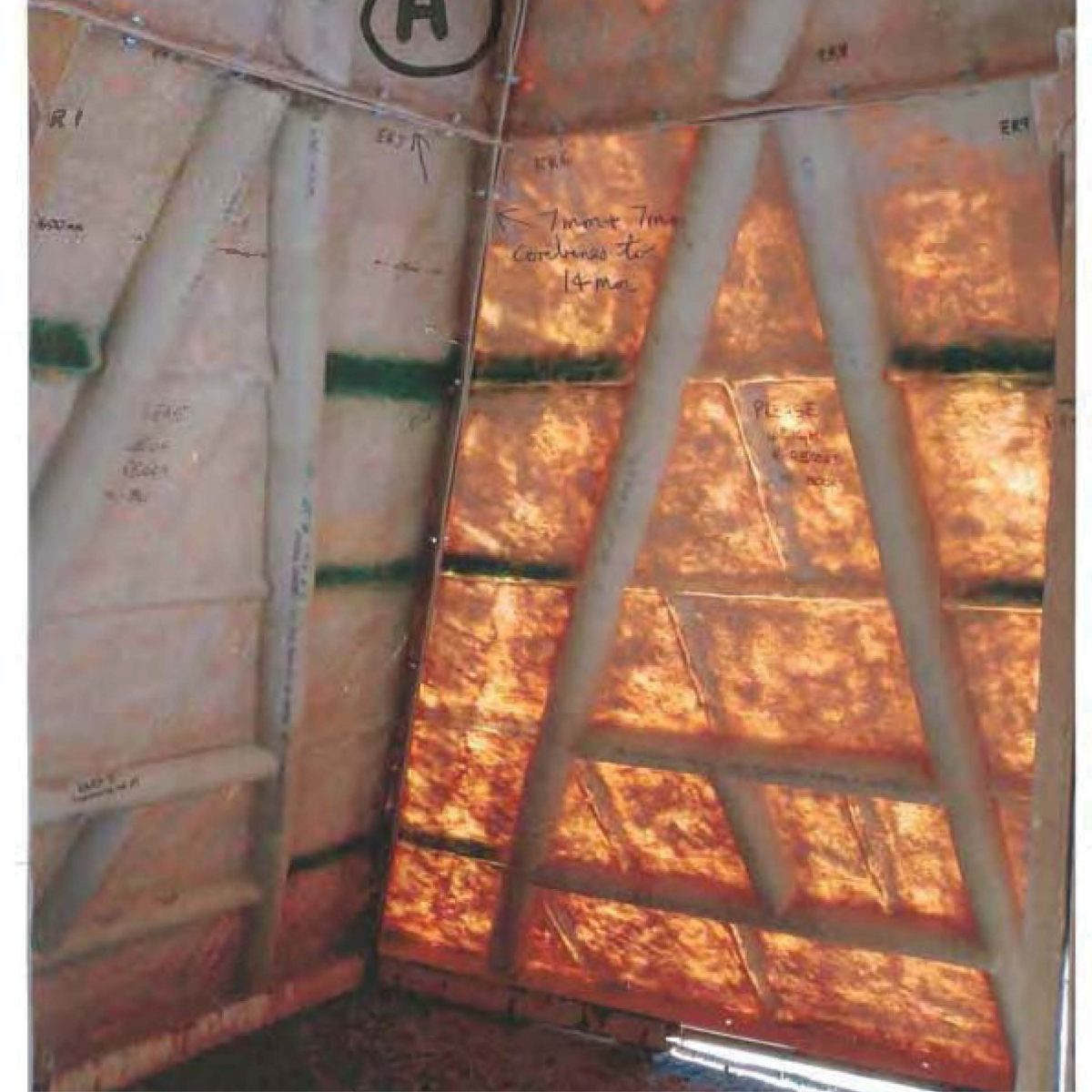 Natureworks Australia Pyramid - 7 metre base. Showningengineers details