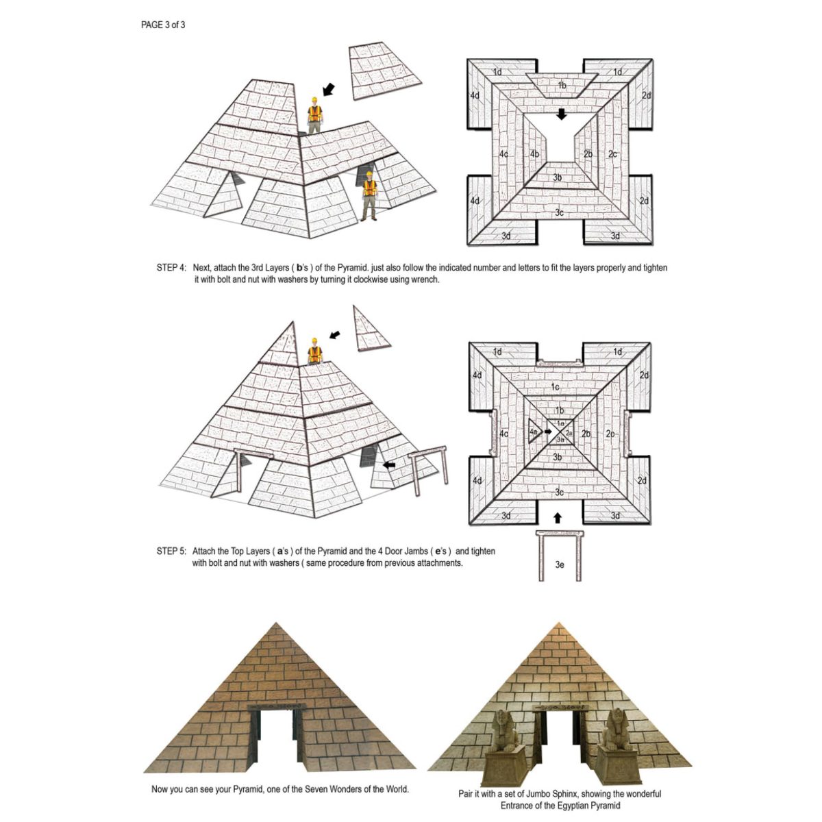 Natureworks Australia Pyramid - Large 9.4m Base- Assembly instructions - Page 3