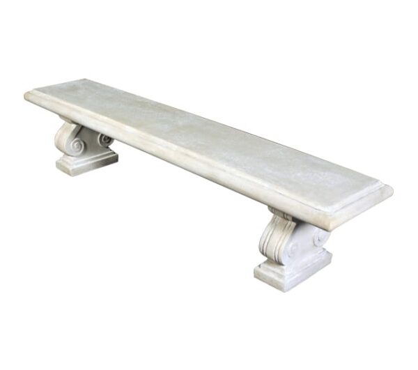 Roman Stone Garden bench