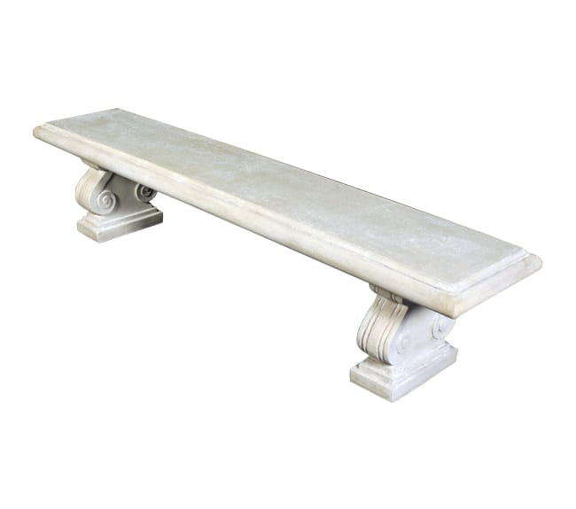 Roman Stone Garden bench