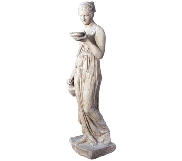 Roman Stone Hebe Garden Statue