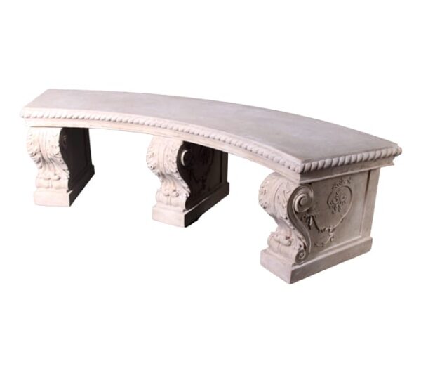 Roman Stone Royal Garden Bench