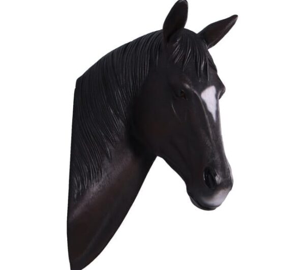 Seabiscuit Horse Head Sculpture