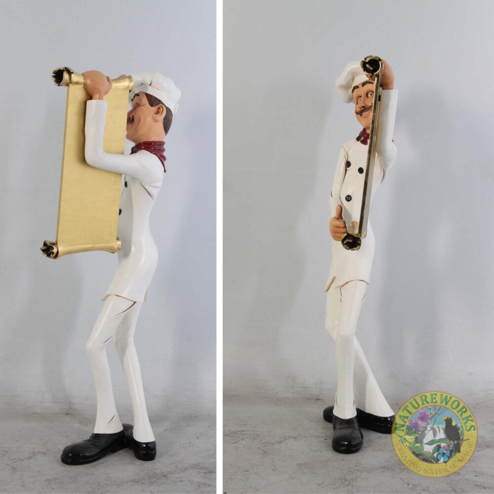 Natureworks Australia Skinny Cheff with menu board - 030509-4ft showning side views