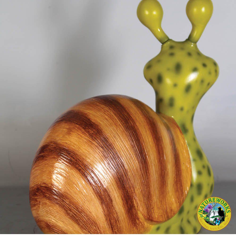 Natureworks Australia Snail - Female - Larger than lifesize - fibreglass statue - rear view