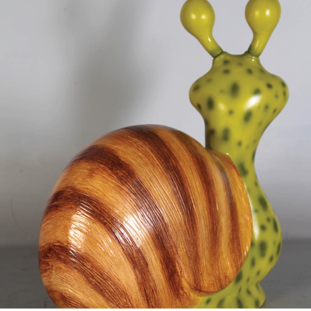 Natureworks Australia Snail - Female - Larger than lifesize - fibreglass statue - rear view