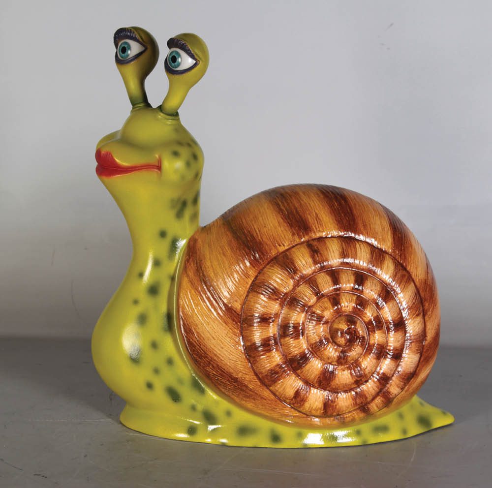 Natureworks Australia Snail - Female - Larger than lifesize - fibreglass statue -Side View