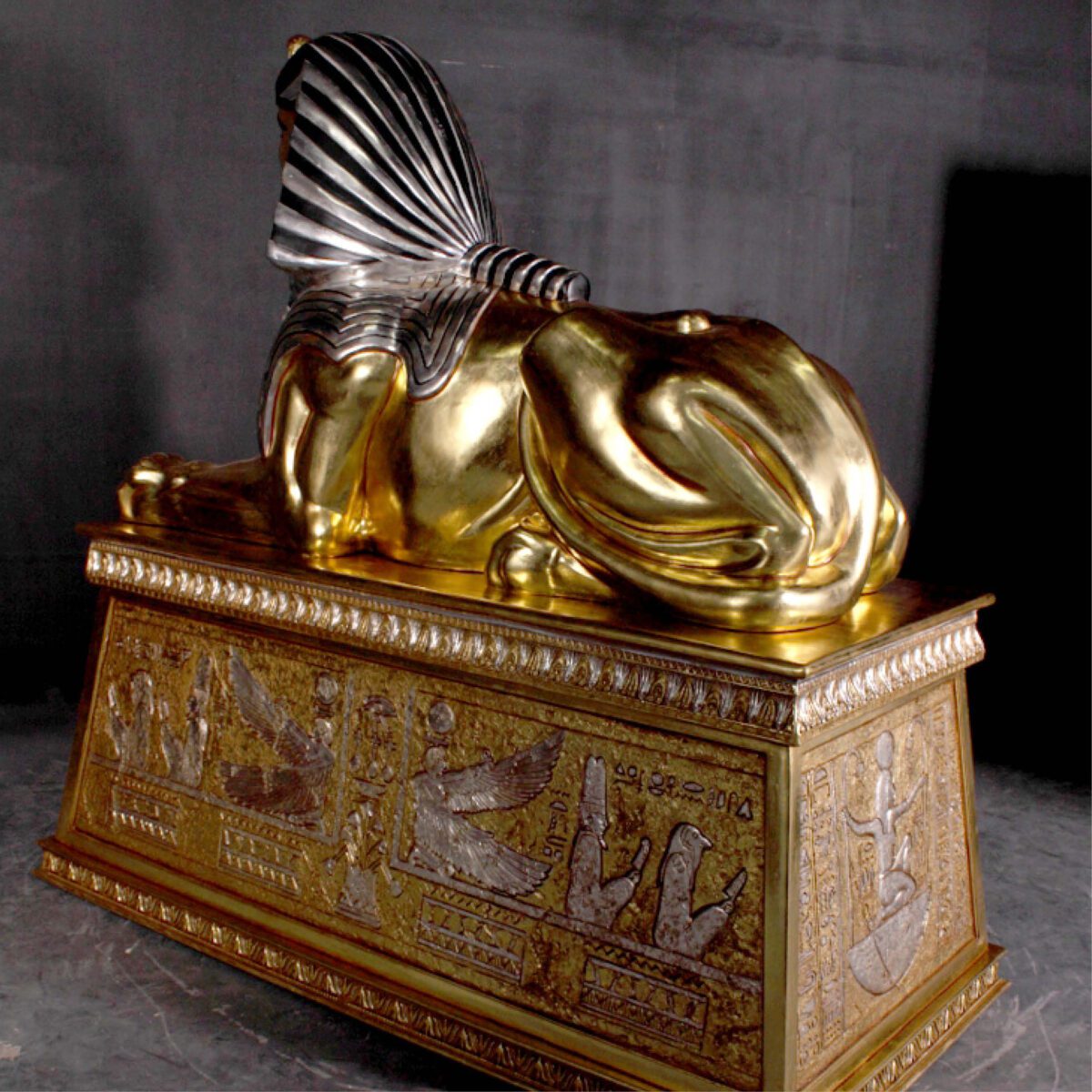 Natureworks Australia Egyptian Sphinx - Jumbo on Base - FL&SL - OTSPBGL&SL - Rear angle view