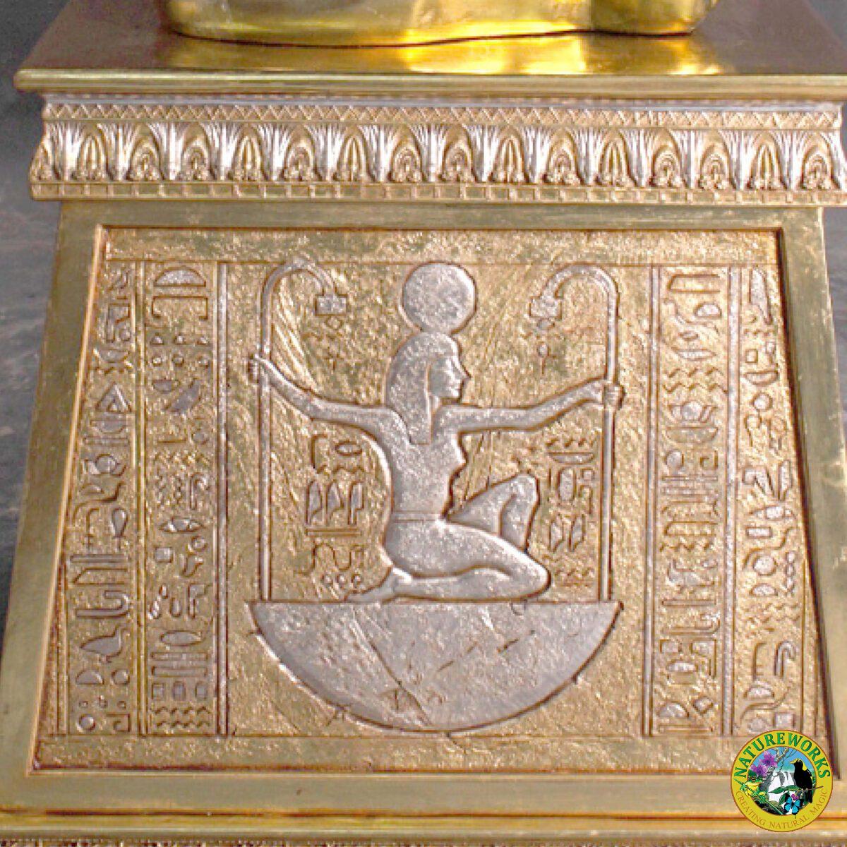 Natureworks Australia Egyptian Sphinx - Jumbo on Base - FL&SL - OTSPBGL&SL - showing close up of base detail