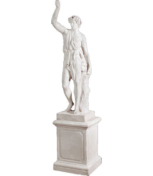 Statue Lion Hunter On Base RS