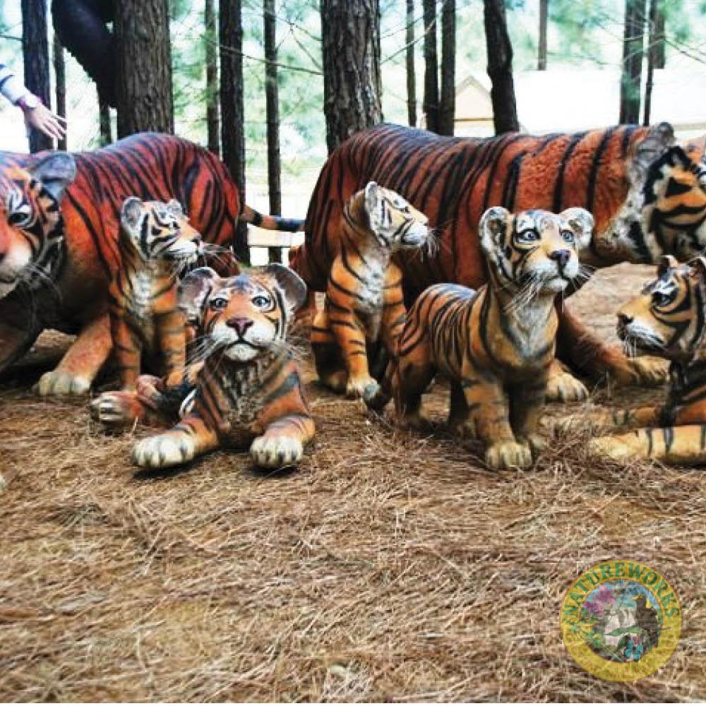 Natureworks Australia Sumatran Tiger - Standing sculpture- 100078