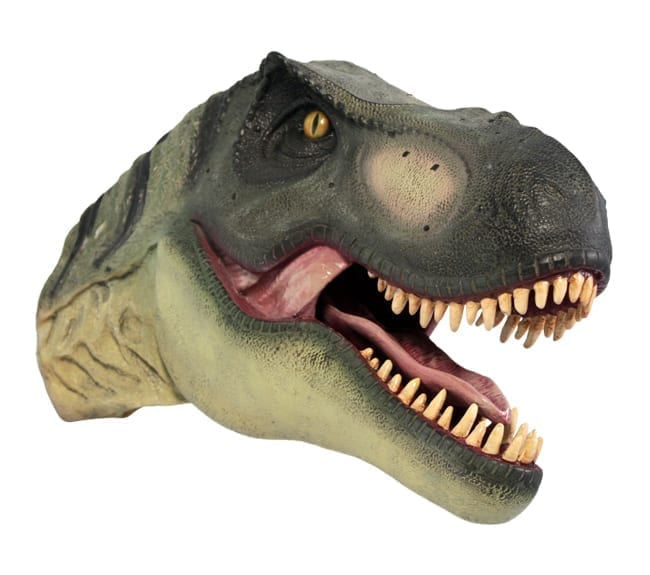 T Rex Dinosaur Head Sculpture Definitive