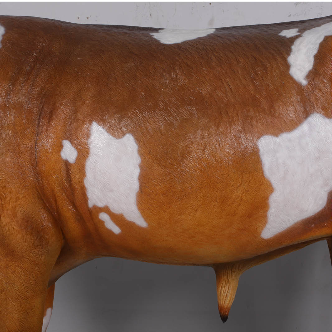 Natureworks Australia Texas Longhorn bull- life-size replica - showing paint detail-170163