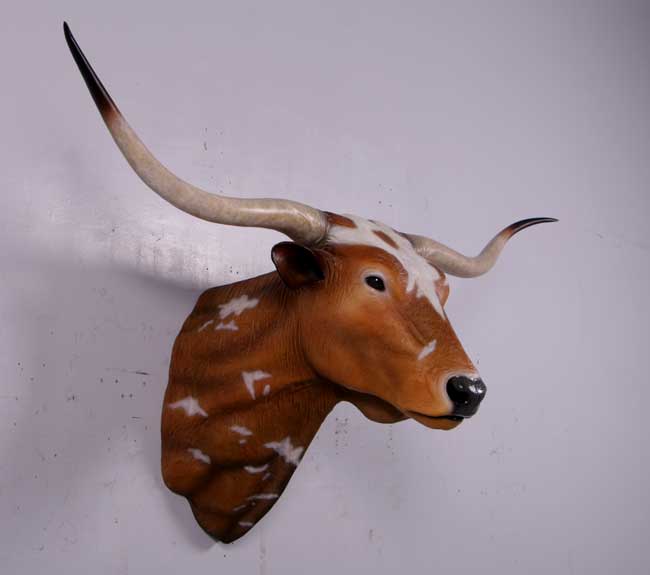 Texas Longhorn Bull Head Wall Mount