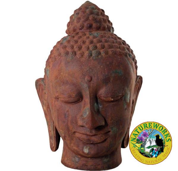 Thai Bhddha Head Sculpture