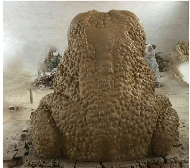 Natureworks Australia Toad clay mould Rear View