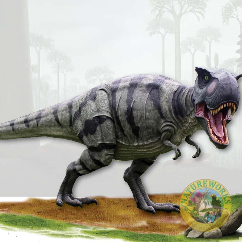 Natureworks Australia Tyrannosaurus Rex Dinosaur Statue - 110073 - walking pose