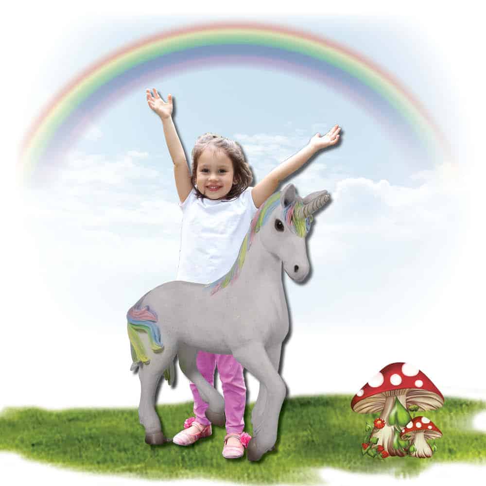 Natureworks Australia Unicorn foal standing Rainbow V px px
