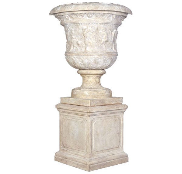 Natureworks Australia Urn Versailles On Base Roman stone finish - 050508RS