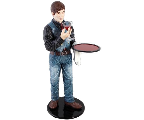 Vampire Waiter Statue ft