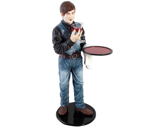 Vampire Waiter Statue ft