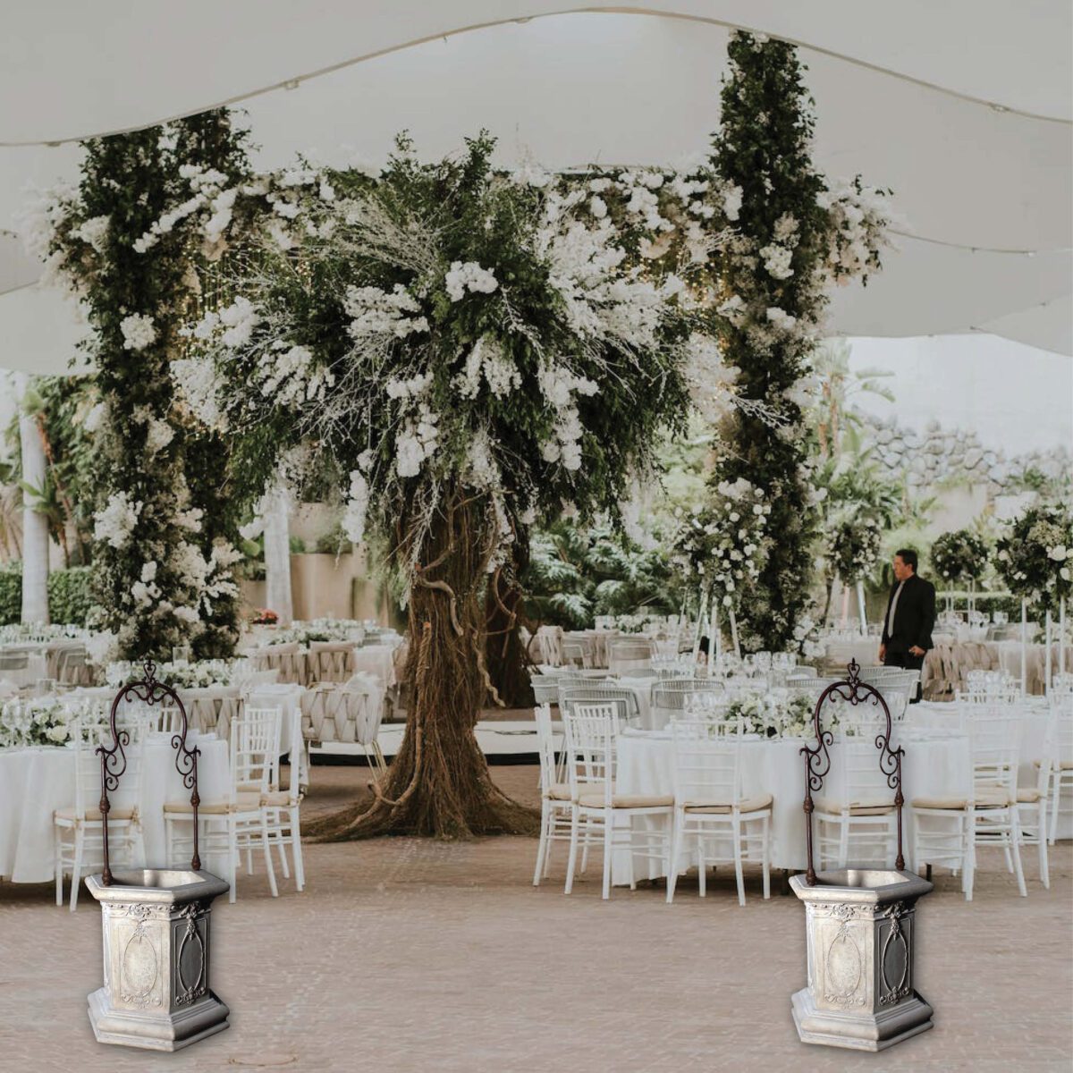 Natureworks Australia Rench Wishing Well - 140603RS shown at wedding venue