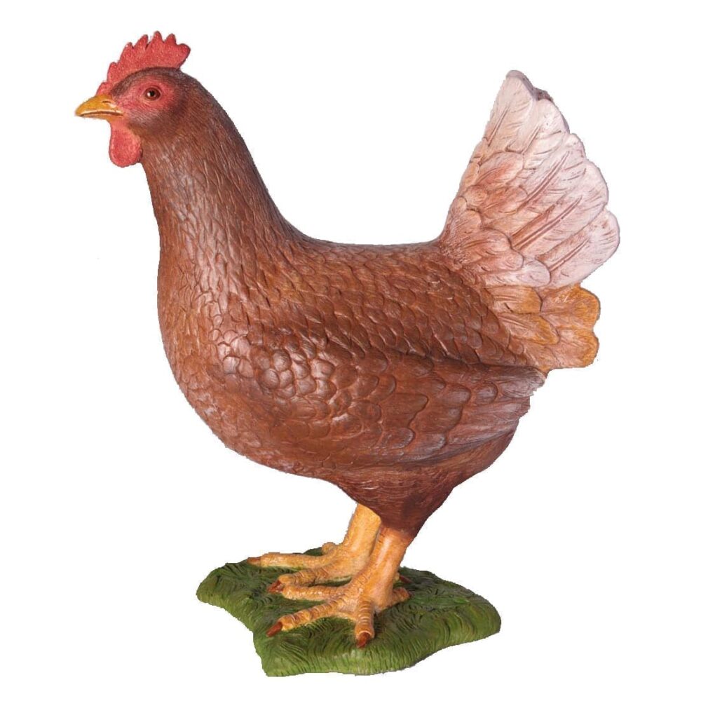 chicken statue garden decor