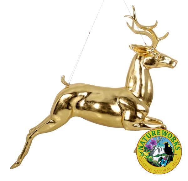 christmas Hanging reindeer sculpture