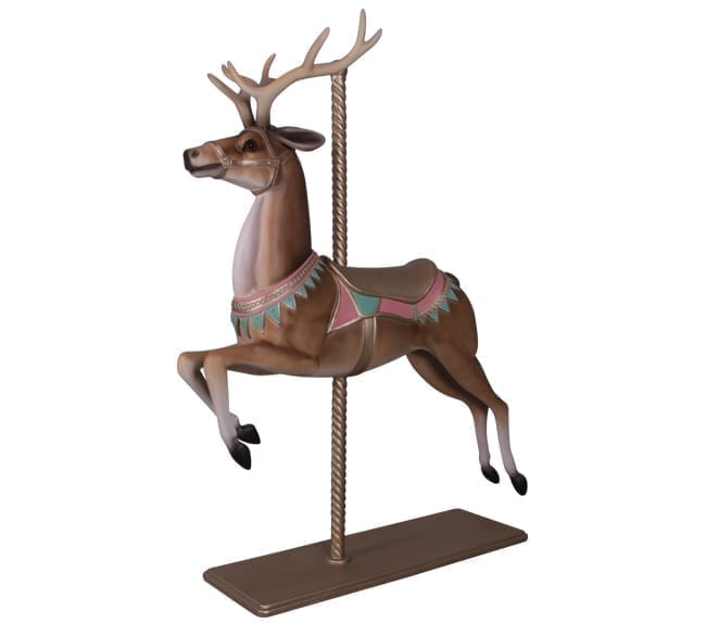 christmas carousel reindeer