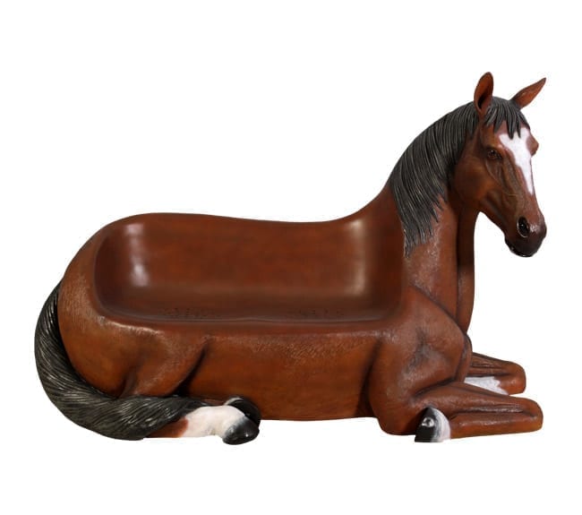 Natureworks Australia fibreglass horse outdoor furniture