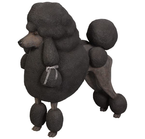 Natureworks Australia fibreglass outdoor poodle dog Sculpture